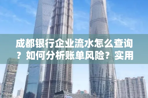 成都银行企业流水怎么查询？如何分析账单风险？实用指南
